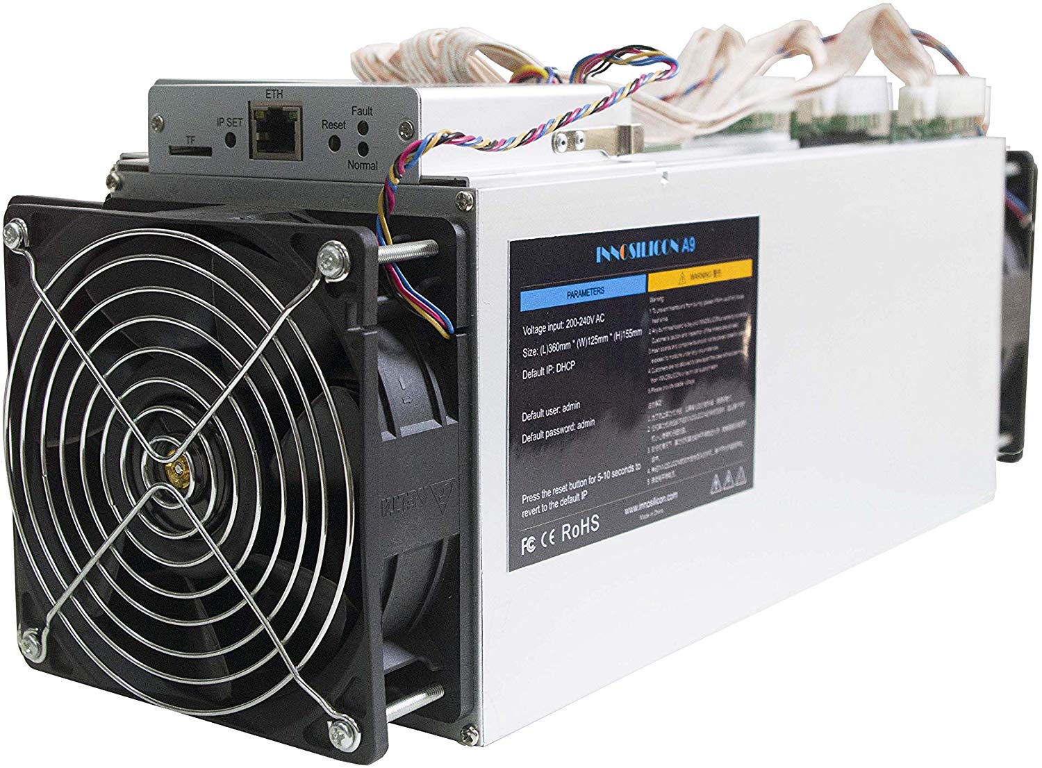 INNOSILICON Equihash Miner A9 ZMaster,50Ksol/s 620W,ASIC Miner with Power Supply 1 INNOSILICON Equihash Miner A9 ZMaster,50Ksol/s 620W,ASIC Miner with Power Supply