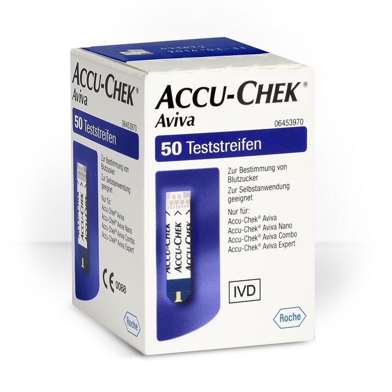 Accu-Chek Aviva Test Strips - 50 Strips 1 Accu-Chek Aviva Test Strips - 50 Strips