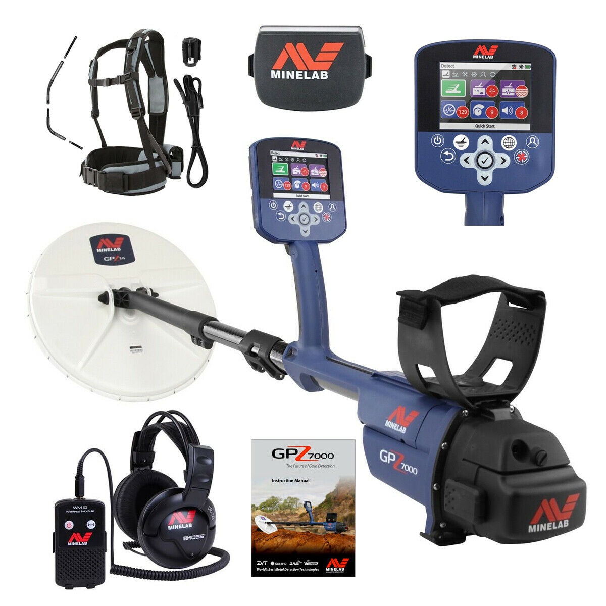 Minelab GPZ 7000 Waterproof Gold Nugget Finding Detector 1 Minelab GPZ 7000 Waterproof Gold Nugget Finding Detector
