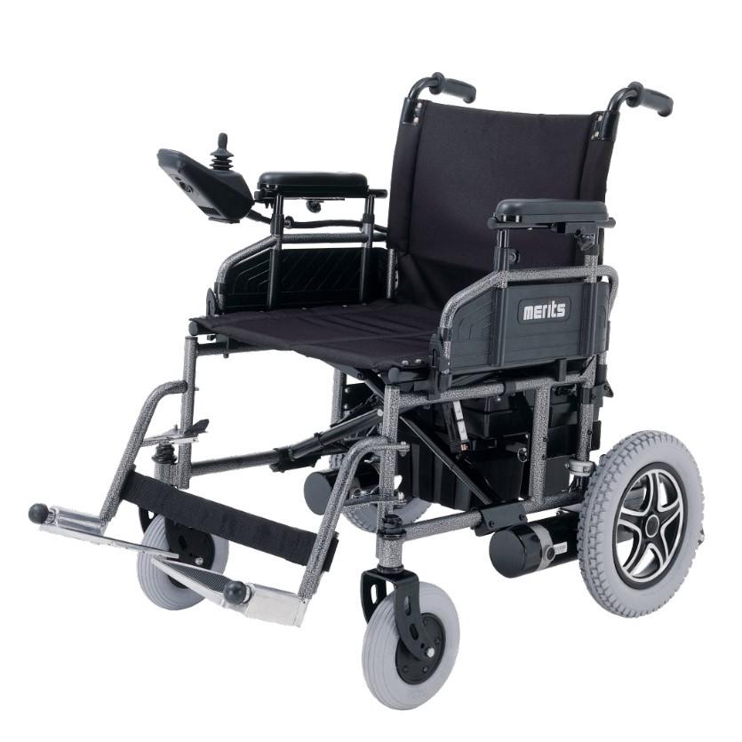 Merits Health P101 Travel-Ease Electric Folding Power Wheelchair 1 Merits Health P101 Travel-Ease Electric Folding Power Wheelchair